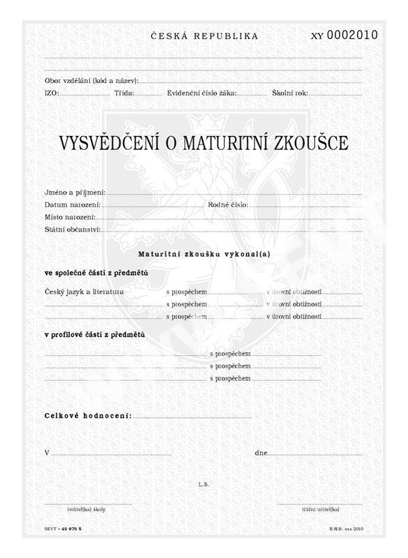 Slavnostní předávání maturitních vysvědčení