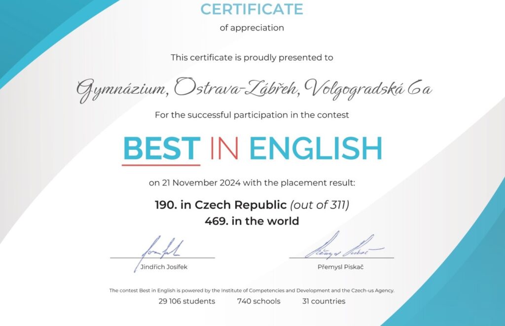 Best in English 2024