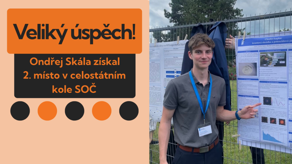 Veliký úspěch v Středoškolské odborné činnosti