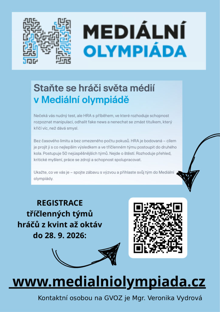 Mediální olympiáda – registrace